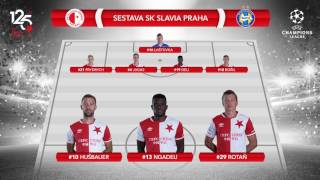 SESTAVA: Slavia - Bate Borisov