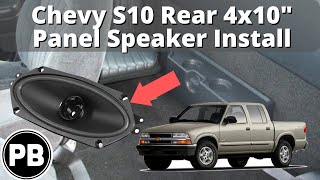 1998 - 2004 Chevy S10 Blazer Jimmy Sonoma Rear Panel Speaker Install