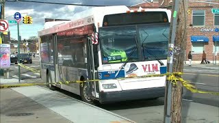 Woman killed by bus she just exited in Brooklyn