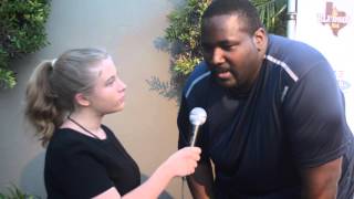 Quinton Aaron Interview at 12th Annual Sickle Cell Disease Awareness Bowling Tournament