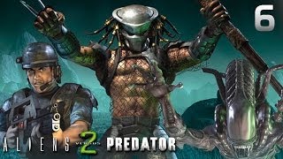 Aliens vs Predator 2 прохождение часть 6 (Морпех-Финал)