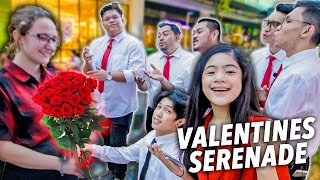 VALENTINES Surprise Serenade In Public (Ang Sweet!) | Ranz and Niana