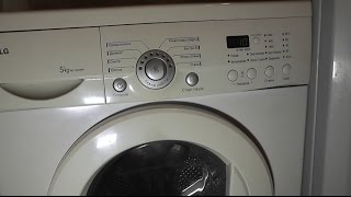 Не запускается отжим и время на дисплее не меняется / Стиральная машина LG не отжимает