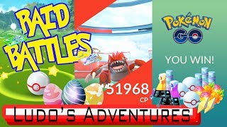 LEGENDARY GROUDON RAID BOSS BATTLE - POKEMON GO GYM RAID