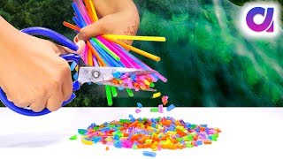 diy projects with drinking straws | drinking straw craft ideas | Artkala 282