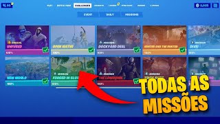 COMPLETE TODAS AS MISSÕES do FORTNITE com esse BUG!