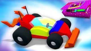 سيارة رياضية للأطفال | لعبة فيديو أونبوإكسينغ | تعلم المركبات | Sports Car Unboxing | Kids Tv Arabic