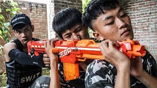 Hihahe Nerf War: Elite Troopers Nerf Guns Infantry & Mercenary Rescue Scientist Nerf War