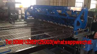 Welded Wire Mesh Panel fence Machine for Uzbekistan customer/сварная проволочная сетка