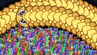 LEGENDARY GIANT SNAKE vs SMALL SNAKES in NEW .iO GAME Slither.io 2.0 LITTLEBIGSNAKE.IO GAMEPLAY