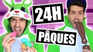 JE MANGE QUE LA NOURRITURE DE PÂQUES PENDANT 24H - HUBY