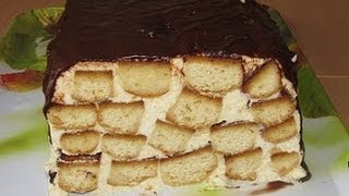 Торт "Медовое полено" - в шоколадной глазури!