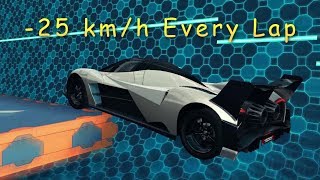 Asphalt 8 - Decreasing 25 km/h Every Lap (Devel Sixteen Sector 8 10 Laps)