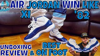 AIR JORDAN 11 MIDNIGHT NAVY "WIN LIKE '82" | UNBOXING | REVIEW & ON FOOT