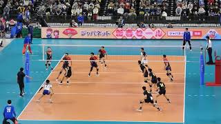 [決勝] 東山高校 - 駿台学園  第1セット 春高バレー 2020年1月12日(日)第72回全日本バレーボール高校選手権 volleyball