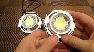 LED ЛИНЗОВАНЫЕ АВТО ФАРЫ С МАТРИЦАМИ LED ПРОЖЕКТОРОВ!!!?