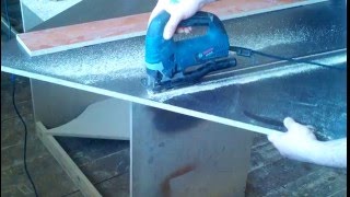 Как отрезать ДСП без сколов  How to cut chipboard without chipping
