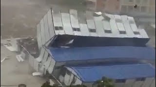 Apocalyptic typhoon Mangkhut hits Hong Kong, Shenzhen and Macau in China - September 15, 2018