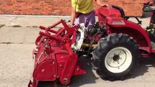 Японский минитрактор Mitsubishi mt205 с фронтальной установкой  - kotamoto.ru