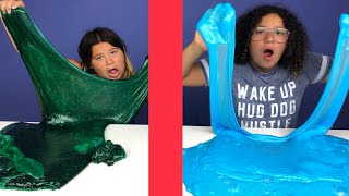 Twin Telepathy Slime Challenge! Giant Slime Edition!
