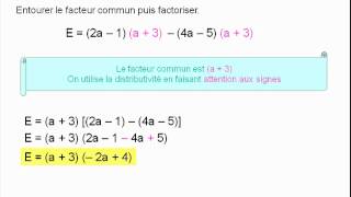 factorisation cours maths 3ème