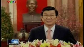 Chủ tịch nước Trương Tấn Sang chúc Tết Nhâm Thìn tới đồng bào cả nước