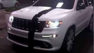 Matte White SRT-8 Jeep on Concave Forgiatos in ATL, Ga