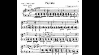 Frédéric Chopin  Prelude in E-Minor  + Sheet Music