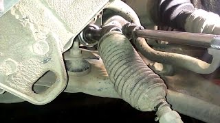 Замена рулевых тяг и наконечников Nissan Qashqai, Dualis, X-Trail