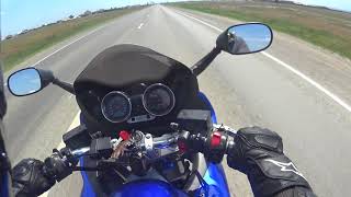 Максимальная скорость Suzuki Bandit 1200s