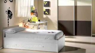 Mueble infantil y juvenil CAMAS NIDO Y COMPACTOS / DORMITORIOS JUVENILES / ESPACIOS REDUCIDOS