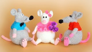 МК вязаная одежда для Крысок 3 ЧАСТЬ | Crochet rat clothes 3