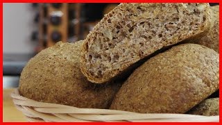 Булочки с отрубями и семечками видео рецепт
