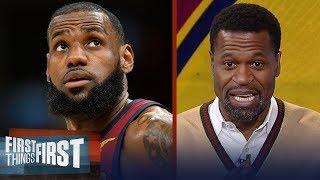 Stephen Jackson on why LeBron's Cavs won't make the Eastern Conference Finals | FIRST THINGS FIRST