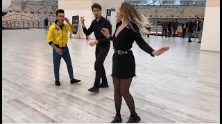 2020 Лезгинка Чеченская В Москве Русская Девушка Танцует Бомба 2020 Lezginka ALISHKA KOLOMIJ RUSLAN