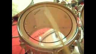 Cadeson Drums w/Remo Pinstripes