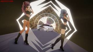 [MMD] Chocolate Cream Song by LAYSHA / Miku , Luka , Dodge Challenger