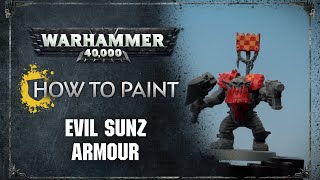 How to Paint: Evil Sunz Armour