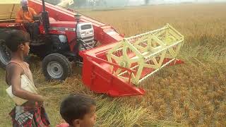 Mini Harvester Machine on MF 9500 58HP