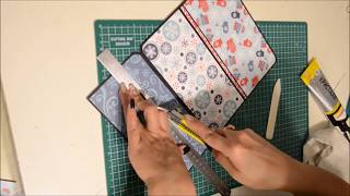 МК альбом "Celebrate Winter"/Страница №7/DIY pop up page/Tutorial video/Scrapbook Ideas/pop up album