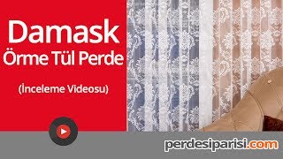 Damask Tül Perde Modelleri & Fiyatları | PerdeSiparisi.com |