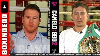(NO HEART!!) Golovkin APPEARS Emotionless as Canelo Speaks: "GGG LIKES TO TALK ALOT–BRING EXCUSES"