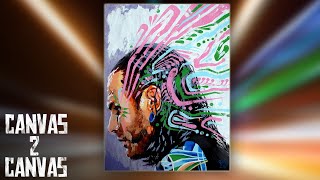 Jeff Hardy's creativity spills onto the canvas - WWE Canvas 2 Canvas