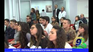 BARLETTA | Protocollo Asl-Università di Foggia, corso tecniche radiologia
