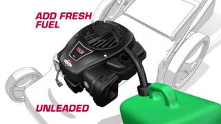 Первый запуск двигателя Briggs & Stratton 450E