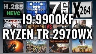 Intel i9 9900KF vs Ryzen TR 2970WX Benchmarks | Test Review | Comparison | Gaming | 13 Tests