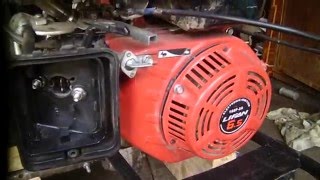 Мотоблок " Угра" двигатель "Lifan"  - задымил как 2х тактник
