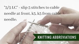 Knitting instructions 5/5 LC | Pattern Duchess