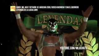 Canek, Octagón y Mr. Jack unidos en Leyendas de la Lucha Libre.
