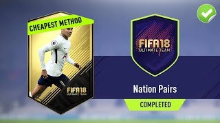 FIFA 18 NATION PAIRS SBC CHEAPEST METHOD!?